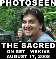 The Sacred - on set - Wekiva River Falls Park - August 17, 2008